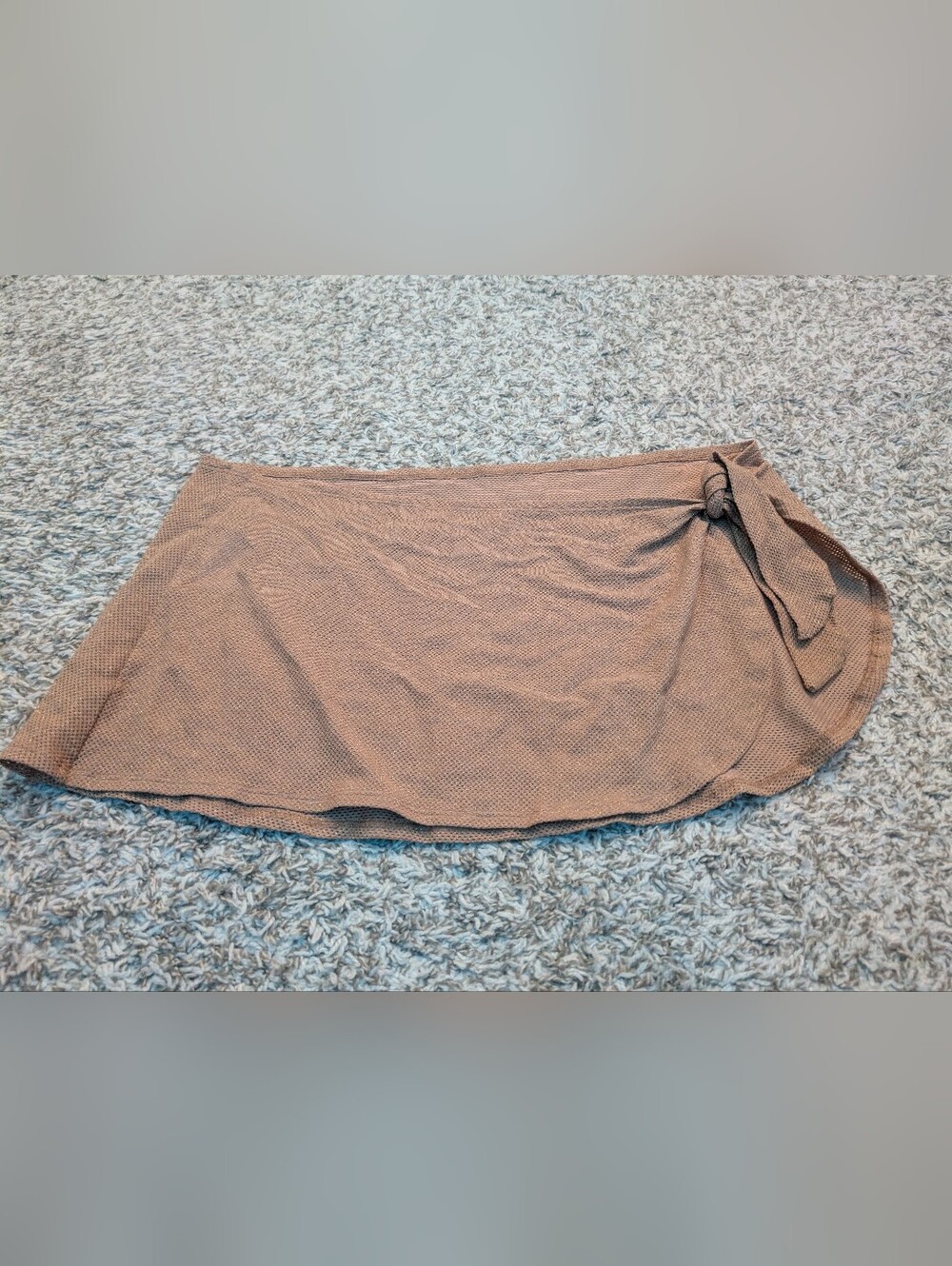Shade & Shore Shimmery Brown Sarong With Side Tie